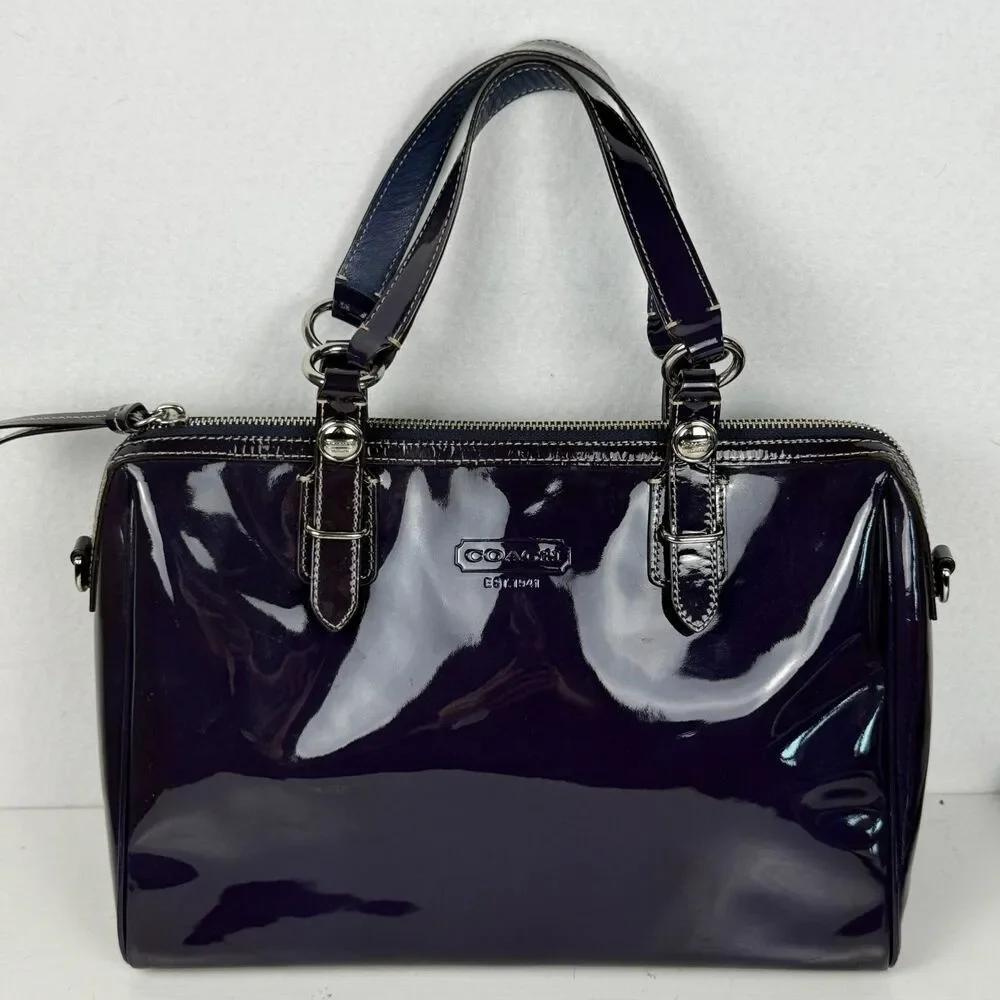 Coach structured satchel